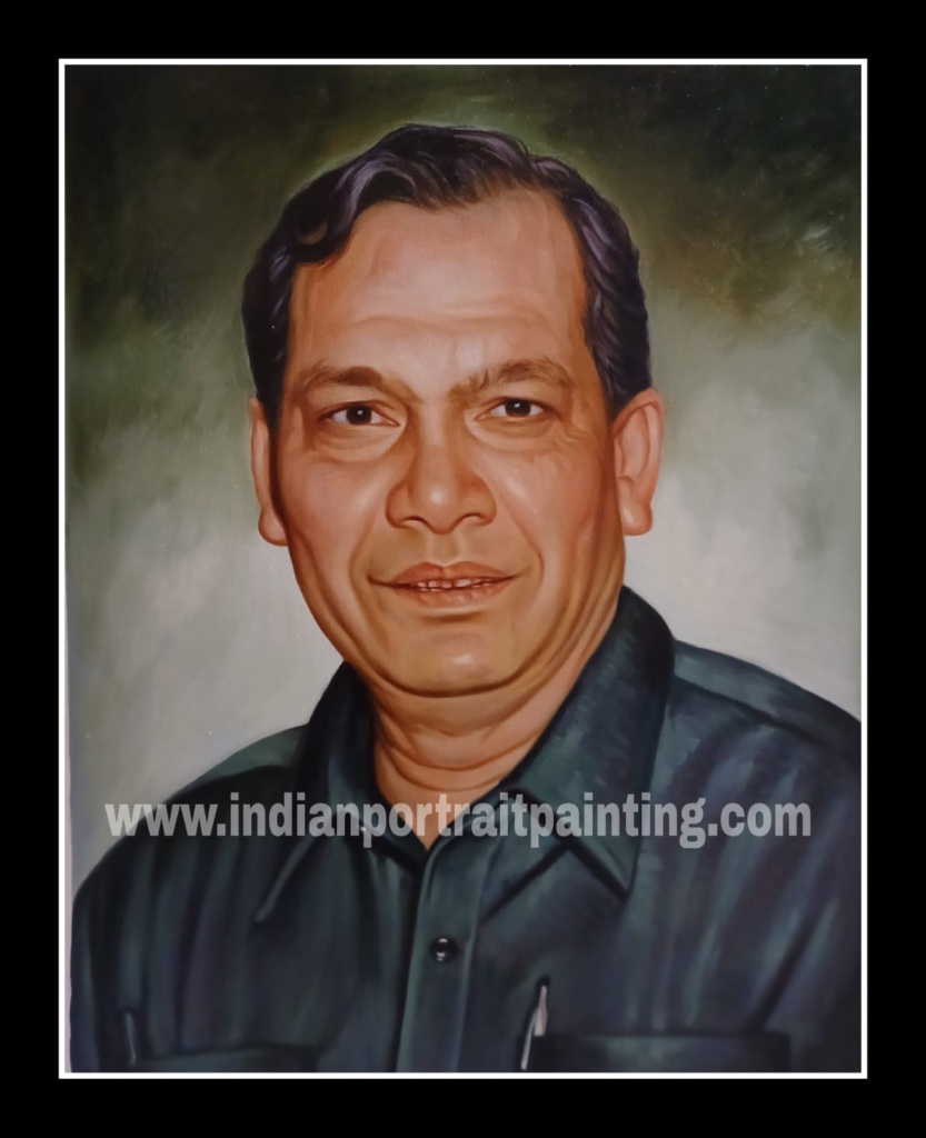 Portraits by experience Indian artist