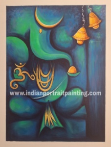 Indian religious oil paintings on canvas