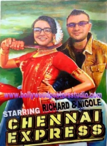 Customized made bollywood posters for gift