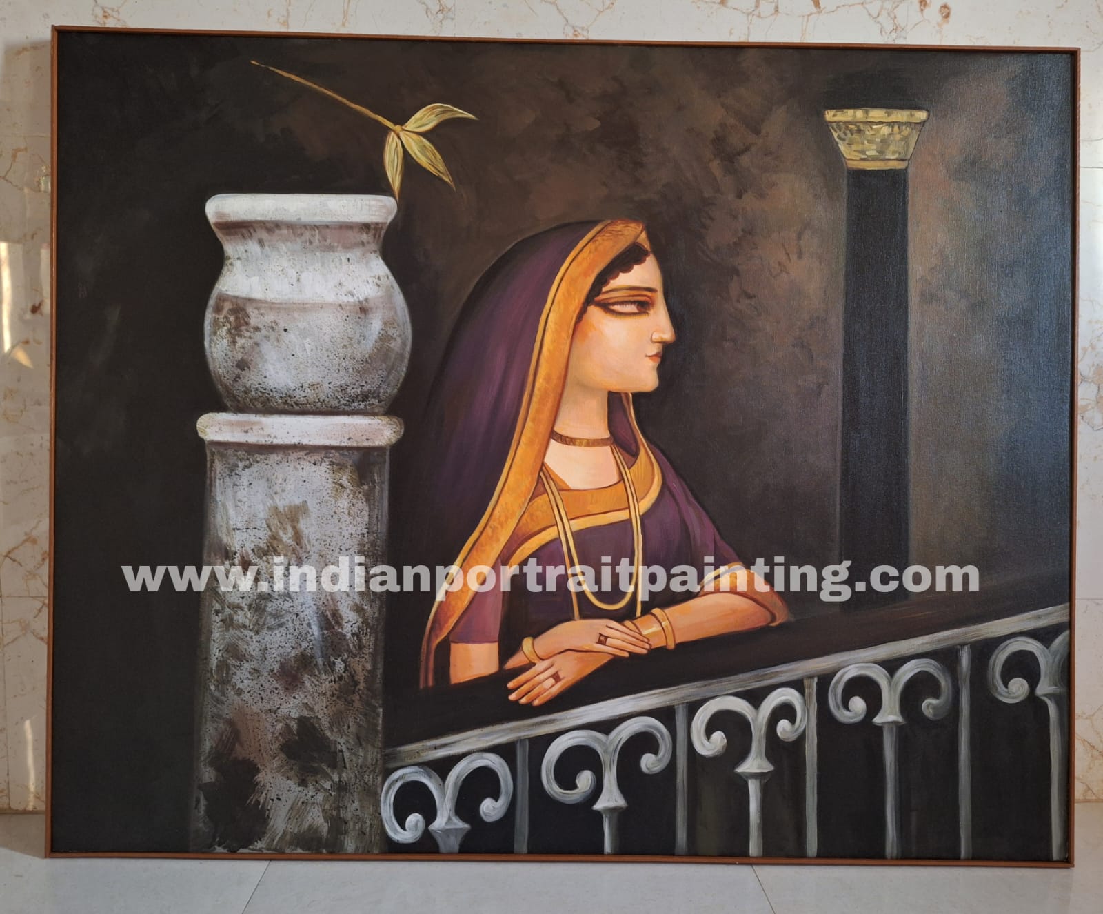 Canvas oil painting hand painted